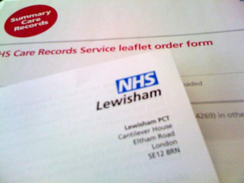 NHS opt out medical records